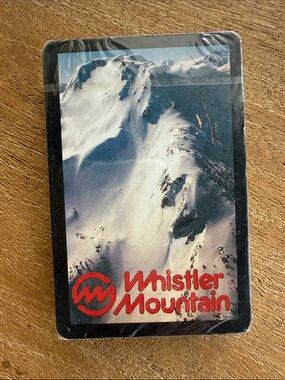 Vintage Whistler Mtn Playing Cards SEALED Retro Ski Travel Memorabilia 1980's